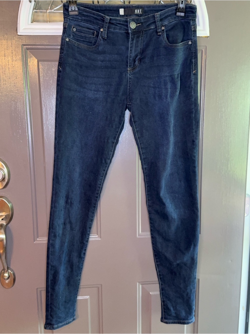 Kut from the Kloth Women's Deep Indigo Skinny Jeans